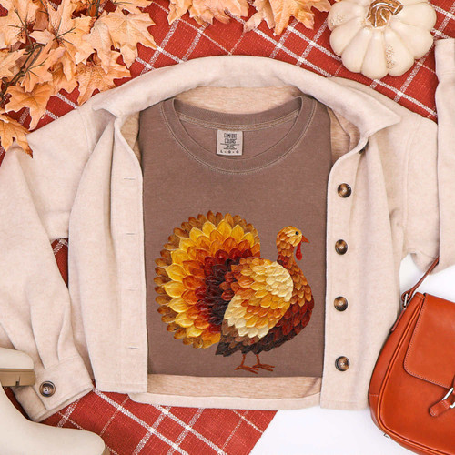 Faux Painted Turkey Tee