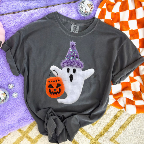 Faux Yarn Festive Ghost Tee Faux Yarn Festive Ghost Tee