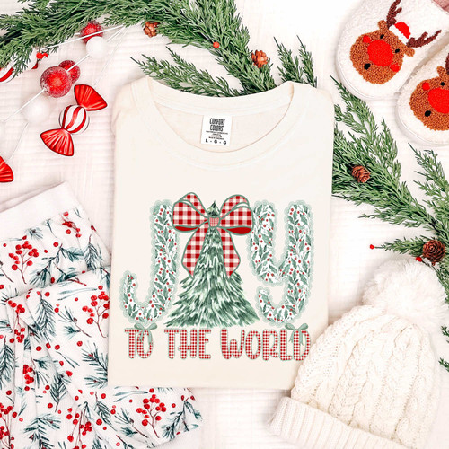 Joy To The World Holly Tee