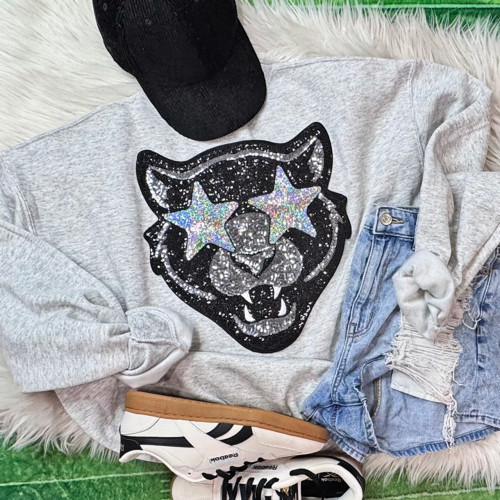 Panthers Starry Eyes Sweatshirt Panthers Starry Eyes Sweatshirt