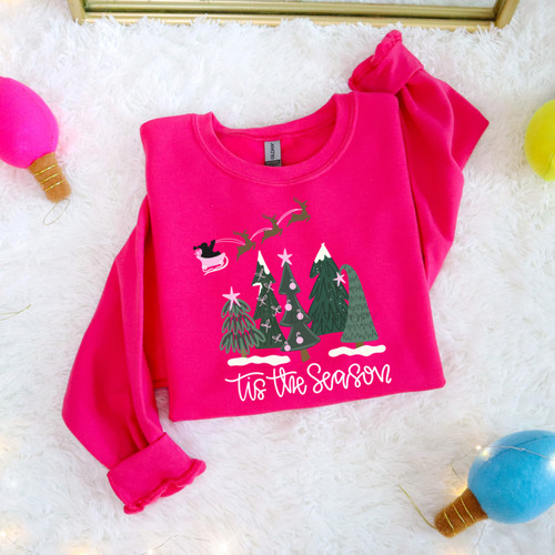 Tis The Season Santa Sleigh Sweatshirt