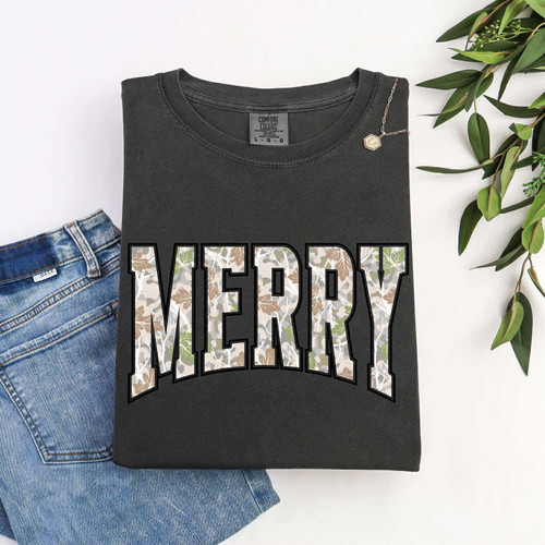 Camo Merry Tee