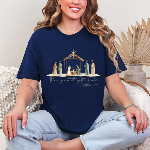 The Greatest Gift Of All Nativity Tee