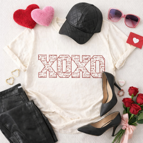 XOXO Graffiti Valentine's Design