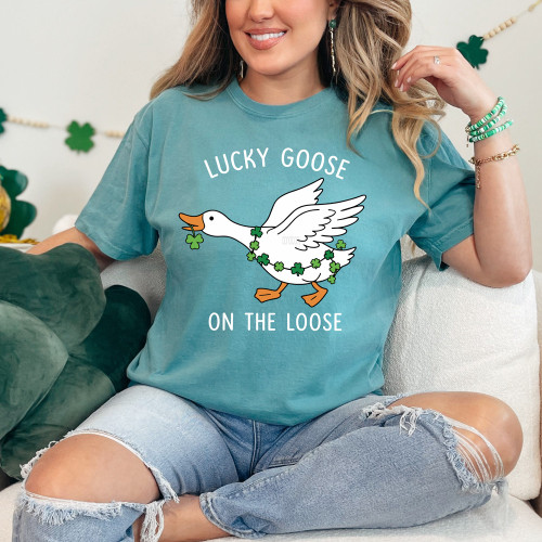 Lucky Goose On The Loose Tee
