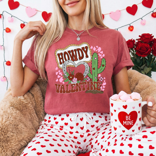 Western Howdy Valentine Tee