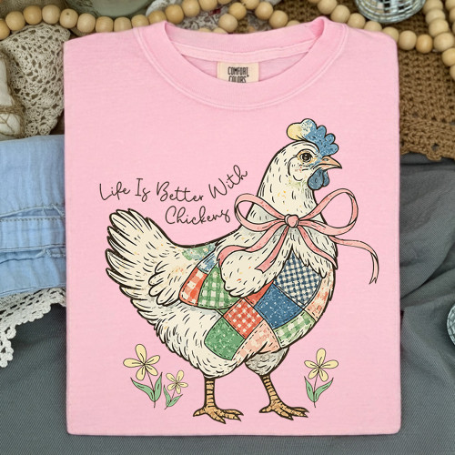 Cottagecore Life Is Better With Chickens Tee