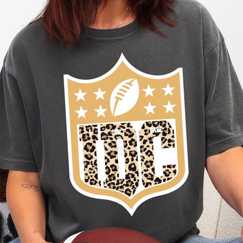 IDC Leopard Football Tee