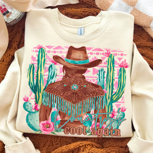 Country’s Cool Again Western Cowgirl Sweatshirt