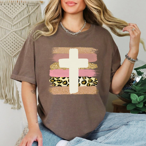 Brushstroke Cross Tee