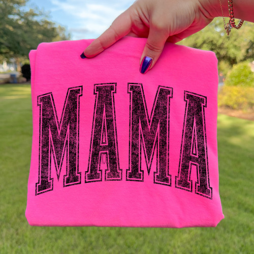 Distressed Mama Tee
