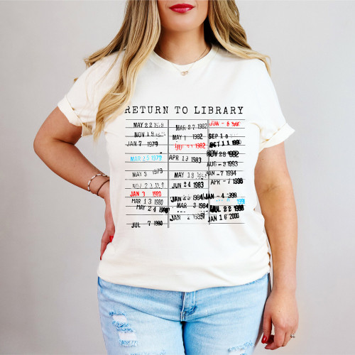Return To Library Tee