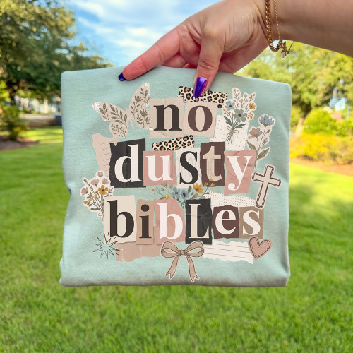 No Dusty Bibles Boho Tee