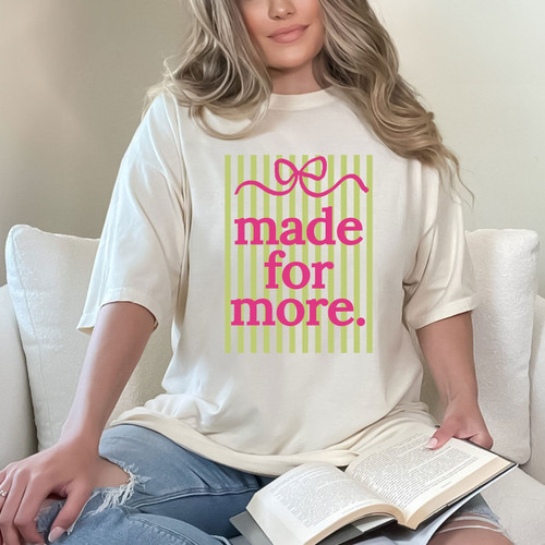 Made For More Stripes Tee