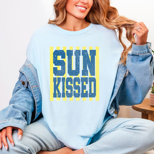 Sunkissed Yellow Stripes Tee