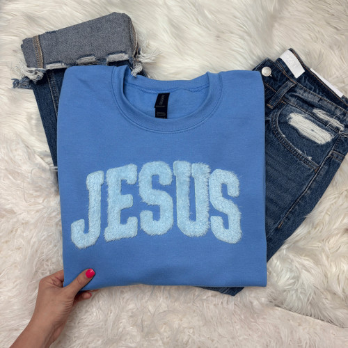 Fluffy Jesus Sweatshirt