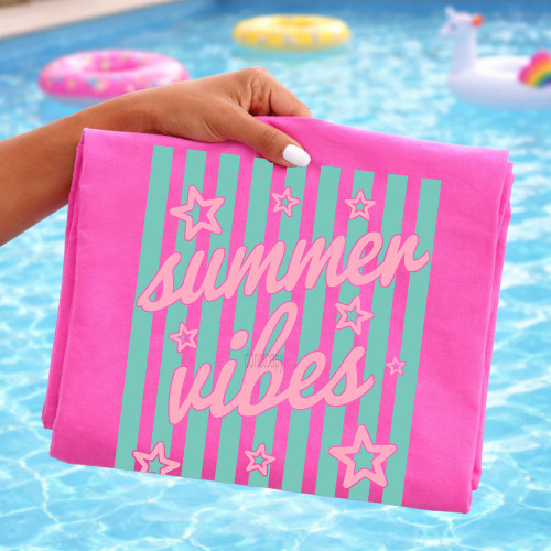 Summer Vibes Stripes Tee