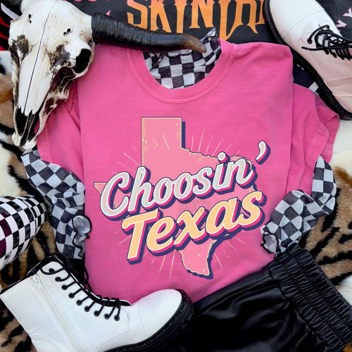 Retro Choosin' Texas Tee