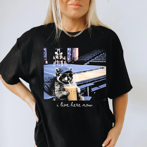 I Live Here Now Cheer Tee