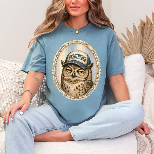 Unbothered Owl Tee