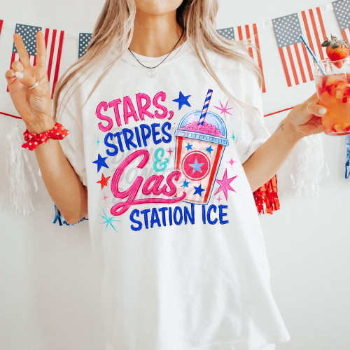 Stars, Stripes & Gas Station Ice Tee