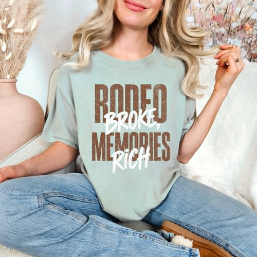 Rodeo Broke Memories Rich Tee