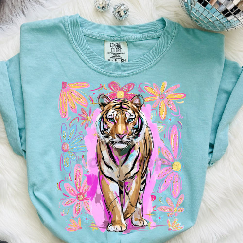 Floral Tiger Tee