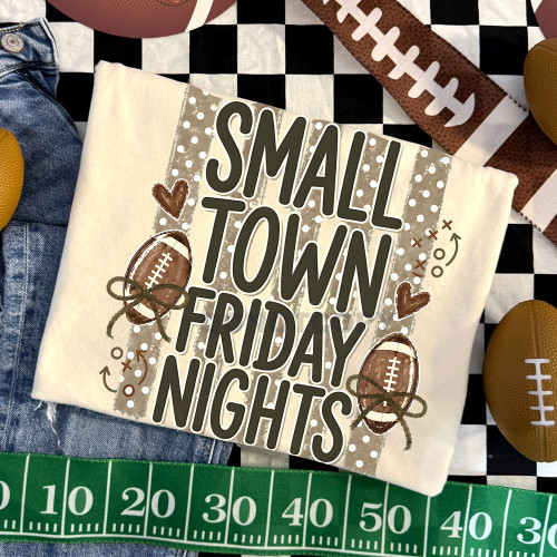Small Town Friday Nights Polka Dot Tee