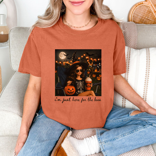 I'm Just Here For The Boos Tee