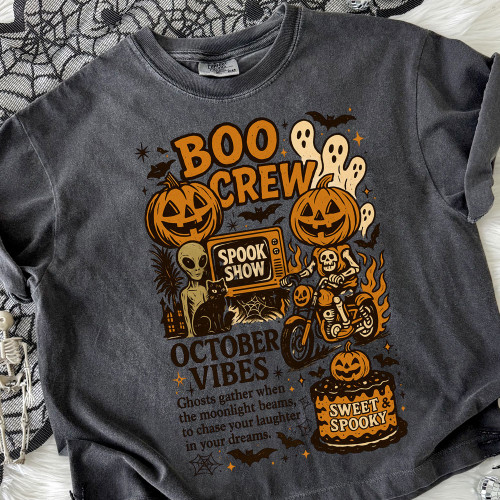 Boo Crew October Vibes Tee