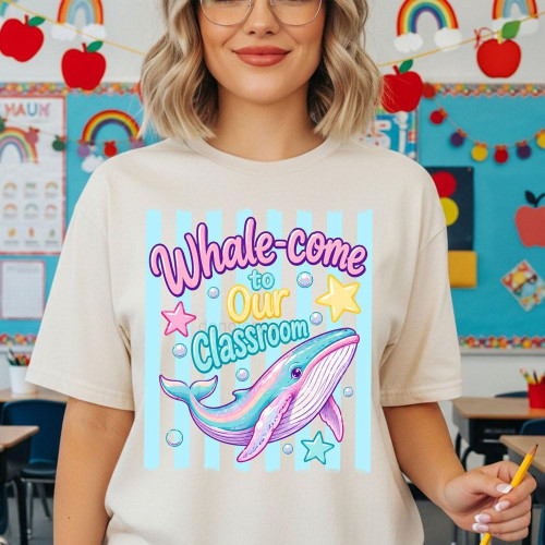 Whale-come to Our Classroom Tee