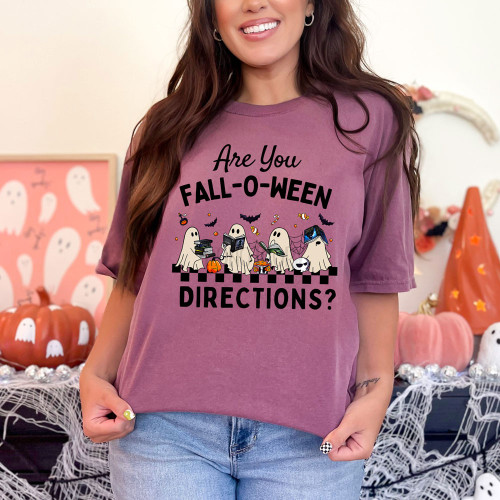 Are You Fall-O-Ween Directions Tee