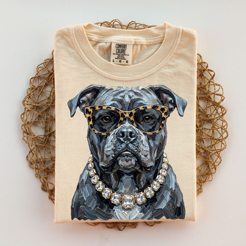 Glam Bulldog Tee