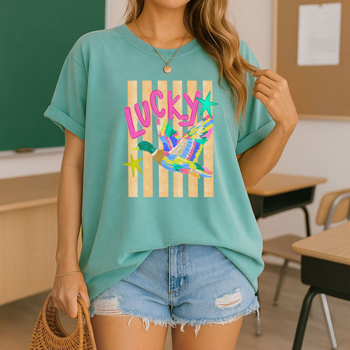 Lucky Duck Stripes Tee