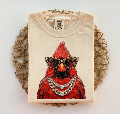 Glam Cardinal Tee