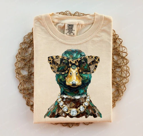 Glam Mallard Duck Tee