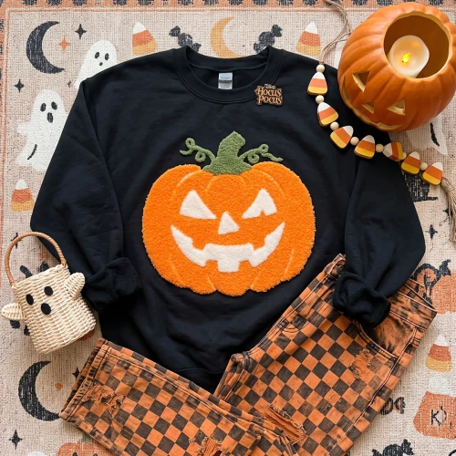Fluffy Jack O’ Lantern Sweatshirt