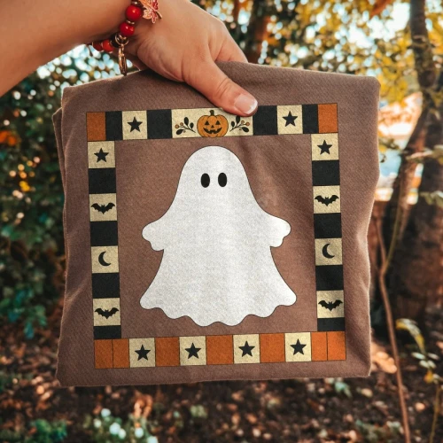 Folk Art Ghost Tee