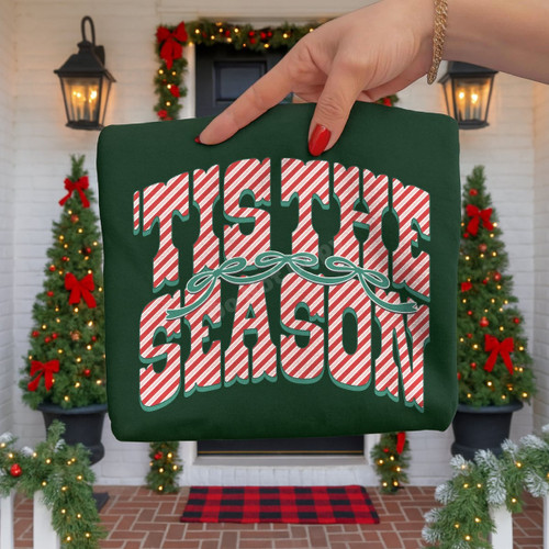 Candy Stripe 'Tis The Season Sweatshirt