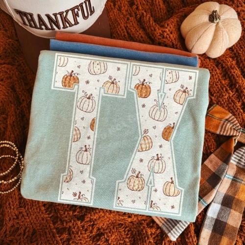 Pumpkin Patch Letter Tee