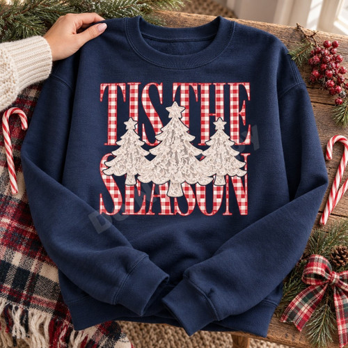 Lace Christmas Tree Sweatshirt