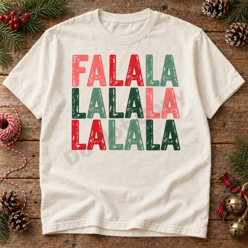 Fa La La La La Christmas Tee
