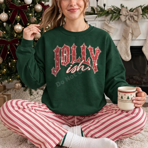 Jolly-ish Christmas Sweatshirt