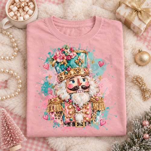 Whimsical Pink Nutcracker Tee