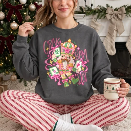 Crak Bam Dot Nutcracker Sweatshirt