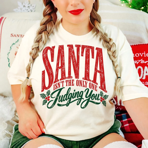 Santa Isn't The Only One Judging You Tee