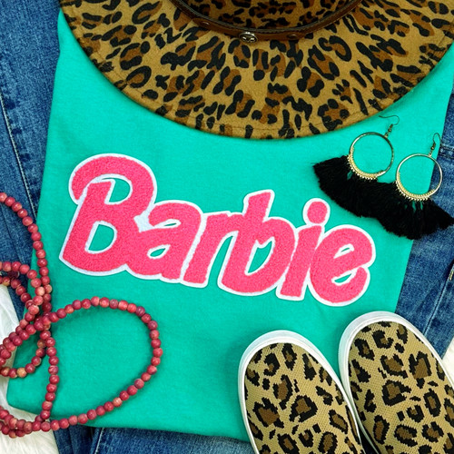 Barbie Chenille Pigment Dyed Tee