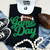 Green Game Day Chenille Patch Everyday Tee