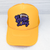 GoldTrucker Cap With FOOTBALL Embroidered Game Day Patch