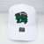 White Trucker Cap With FOOTBALL Embroidered Game Day Patch